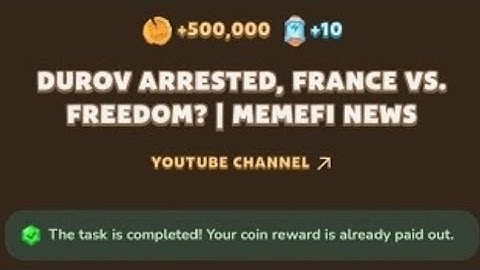 Memefi code of Durov arrested, france vs. freedom?