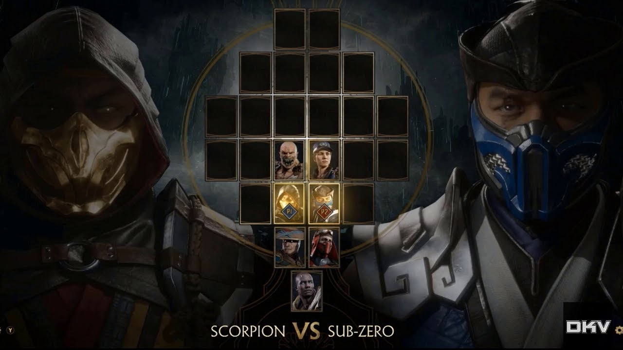 Mortal Kombat 11 Select Screen All Characters YouTube