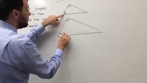 If two angles for any two triangles are equal, then the third angles are equal