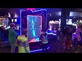 Beat Saber Arcade Cabinet with Big Crowd