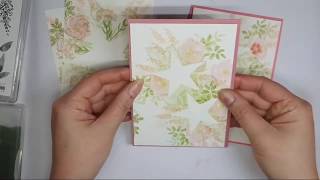 FAST version Masked stars and Florals One Sheet Wonder #onesheetwonder #stampinup #collagestamping screenshot 2