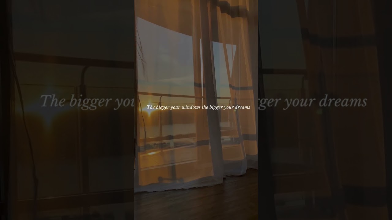 Big windows & Sheer Curtains