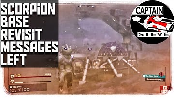 Featured Scorpion Base Messages Left Revist | Captain Steve No Man