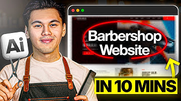 How to Make a Barbershop Website Using AI In 10 Minutes