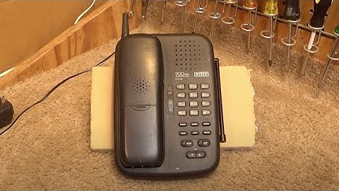 Vtech 918ADX 900 MHz Analog Cordless Phone with Handset Speakerphone | Initial Checkout