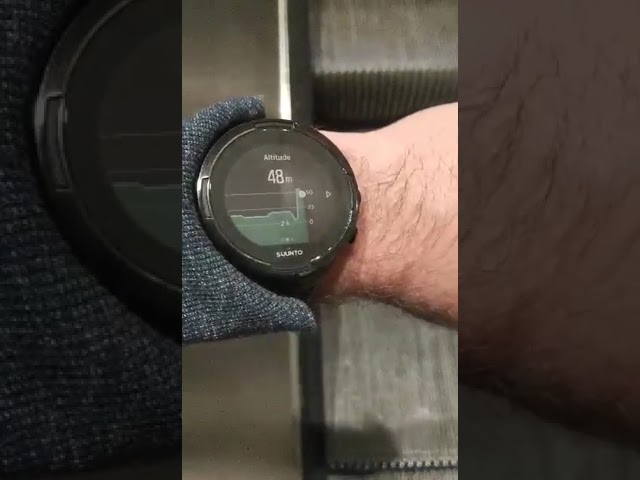 Atimeter Test: Suunto 9 Baro in Schuman (Subway Station) - Brussels, Belgium