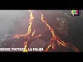 Drone footage  la palma  16102021 erupcin lava tsunami