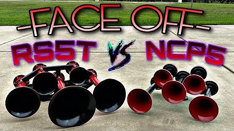 RS5T vs NC-P5 Train Horn Battle!!