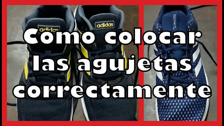 Como colocar las agujetas a los sneakers ( RUNFALCON y QUESTAR CLIMACOOL)