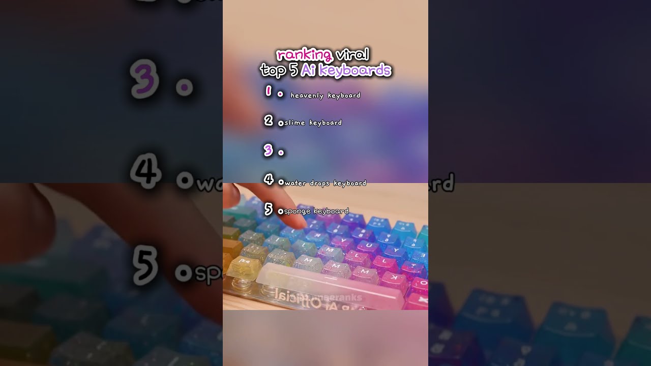 Ranking Viral Top 5 AI Keyboard S ASMR Asmr