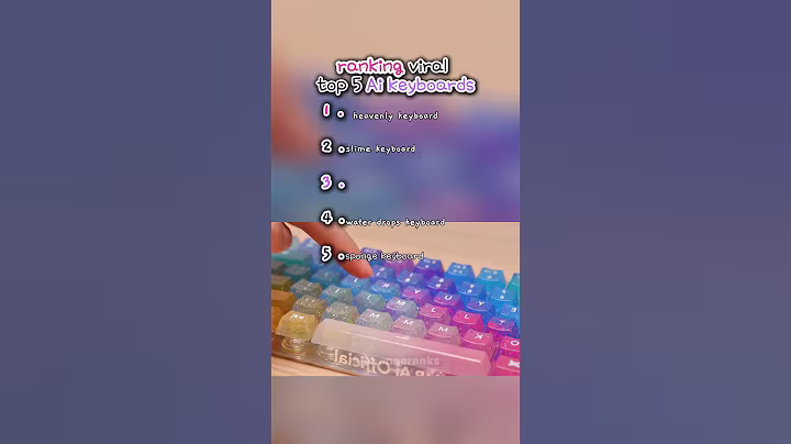 ranking viral top 5 AI keyboard's ASMR #asmr