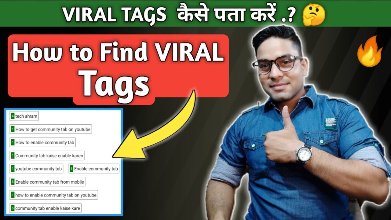How to find Viral Tags for youtube videos Viral Tags kaise pata kare