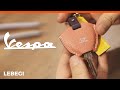 Making a Leather Vespa Keychain (베스파 키홀더 만들기) | Leather Craft