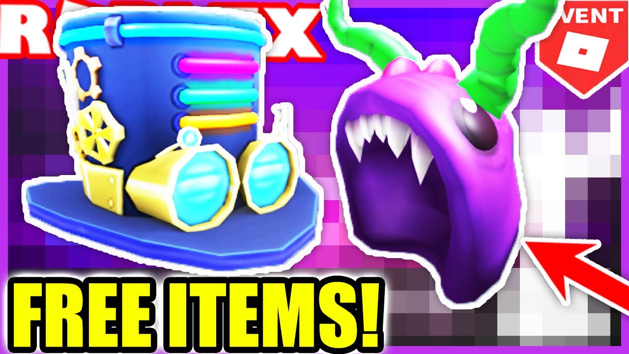 free items how to get the bloxypunk top hat and bloxysaurus rawx roblox youtube