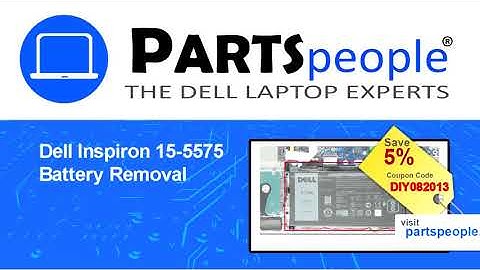 Dell Inspiron 15-5575 (P75F002) Battery How-To Video Tutorial