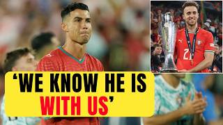 Ronaldo in tears, wears no. 21 jersey as Portugal honour Diogo Jota |Sports Today