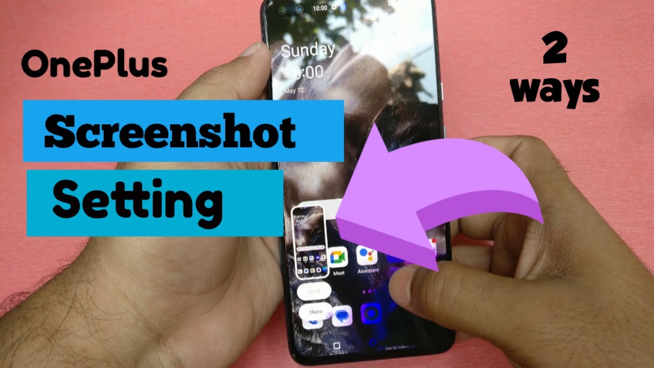 Screen Sort Setting oneplus me screenshot kaise le - How to take screenshot in oneplus ...