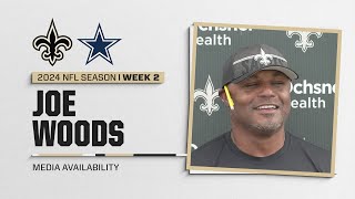 Joe Woods on Cowboys' Matchups for Saints Defense | New Orleans Saints