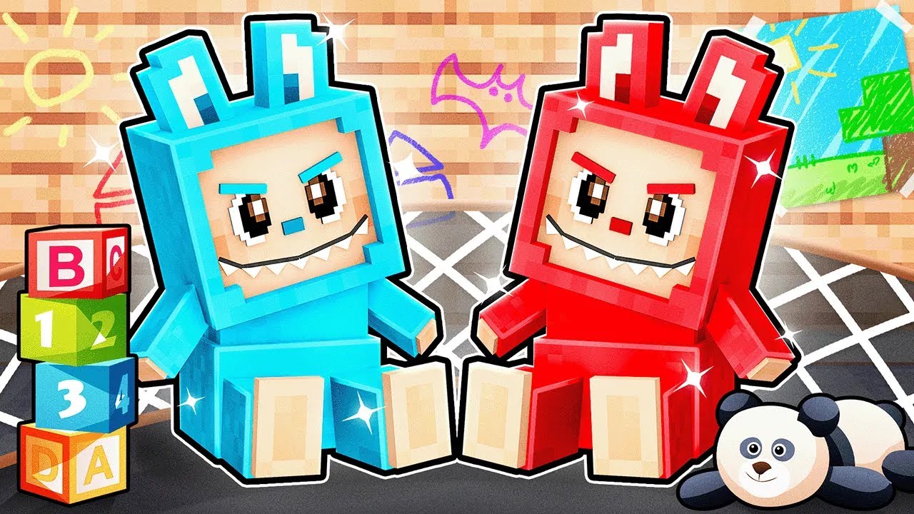 We Turned Into BABY LABUBUS in Minecraft!