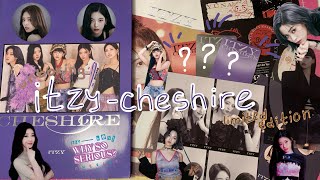 *:📓распаковка альбома itzy cheshire/unboxing kpop album🥭⋆·˚ ༘