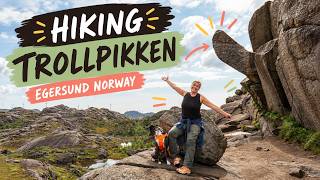 Hiking Trollpikken in Egersund Norway