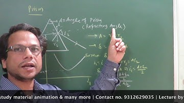 Tips/Application for Board Class 12 : Phy.(Ray Optics: 14.Prism)IITian