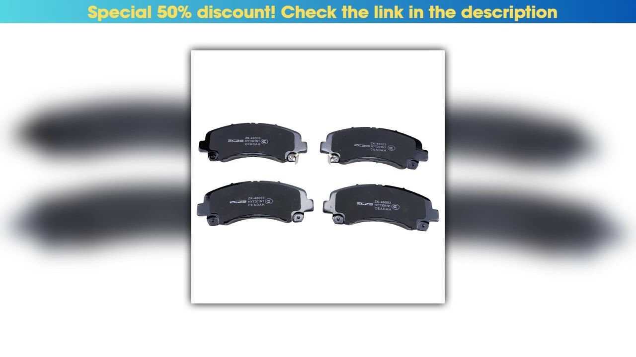 Exclusive Front Brake Pad Set For MAXUS T60 T70 T90 D90 2.0T ISUZU D-MAX MU-X JIM TAGA CHEVROLET TR
