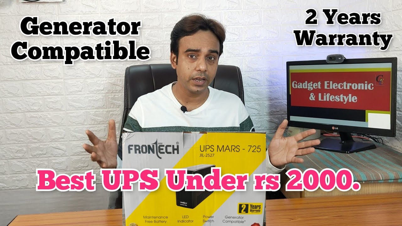 Best UPS Under rs. 2000, Frontech UPS MARS 725 JIL 2527 Generator