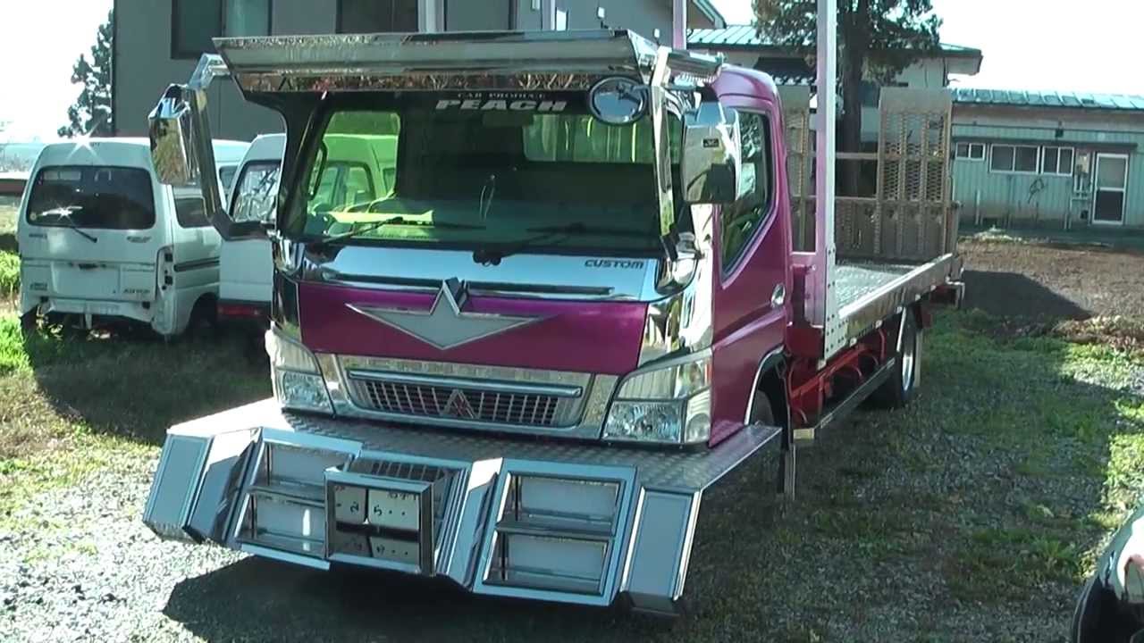 デコトラ ジェネキャン フルアート積載車 Youtube