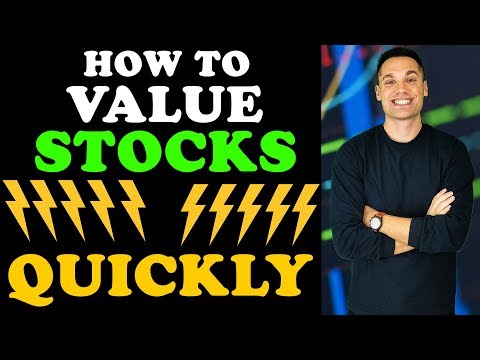 How to Value Stocks QUICKLY