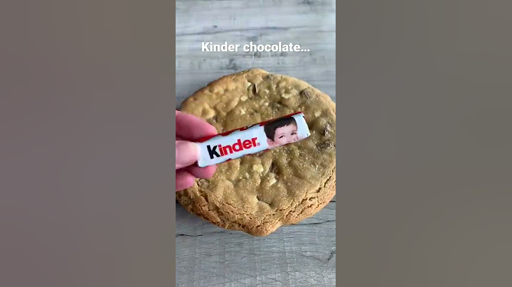 Kinder & Nutella Skillet Cookie