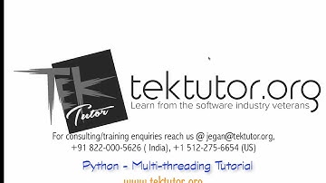 Python Multithreaded Script