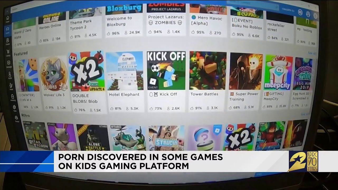 Porn Discovered in Some Games on Kids Gaming Platform