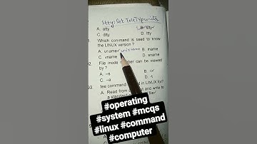 #operating #system #mcqs #command #cmd   #computer