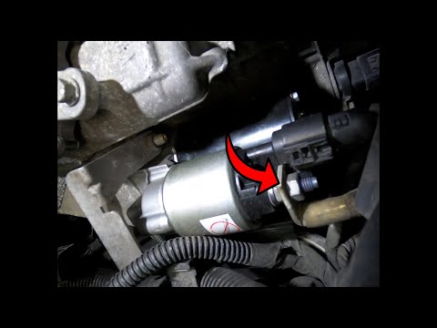 VW Tiguan starter motor replacement