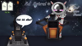 Minecraft Ad Astra!: Auf zum Mond! Grundlagen Tier 1 Rakete Tutorial german [2022]