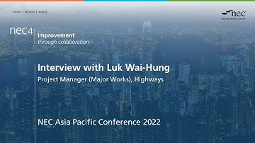 NEC project delivery and sustainability goals in Hong Kong