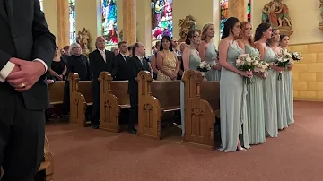 Watch Now: Flash mob sings Stand By Me during church wedding in Auburn