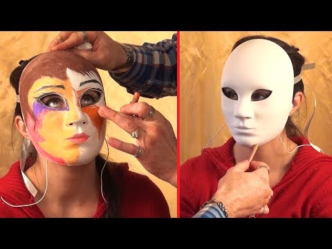 ASMR Mask Painting | Masquerade Preparation