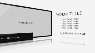 After Effects CS5 Project File Template Stylish Title Guide
