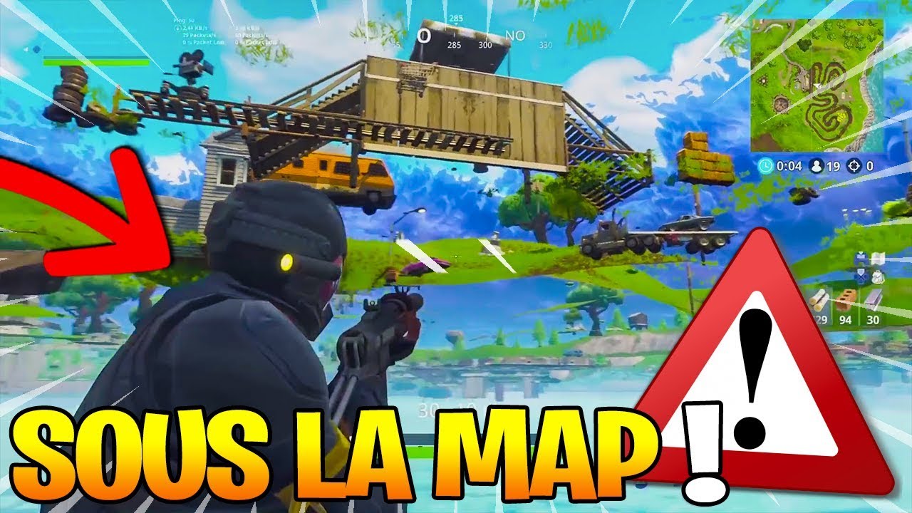 NOUVEAU GLITCH ALLER SOUS LA MAP sur Fortnite: Battle Royale ! @FortniteGame