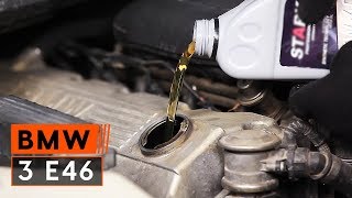 Wie BMW 3 (E46) Motorölfilter wechseln - Anweisung