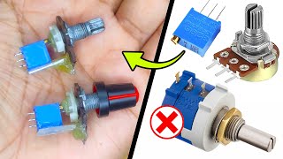 Diy Low Cost Multi Turn Potentiometer || Make Cheap Variable Pot Resistor 10K – Precision Multiturn