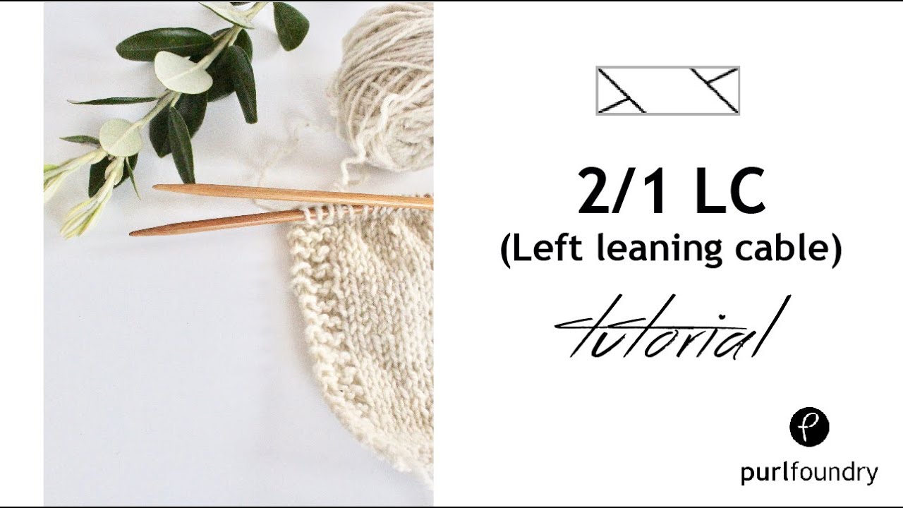 How to 2/1 LC (left cross) cable