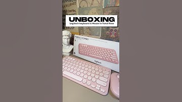 Unboxing @logitech Pebble 2 keyboard and mouse in tonal rose