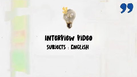 VIDEO INTERVIEW ASSIGNMENT 
