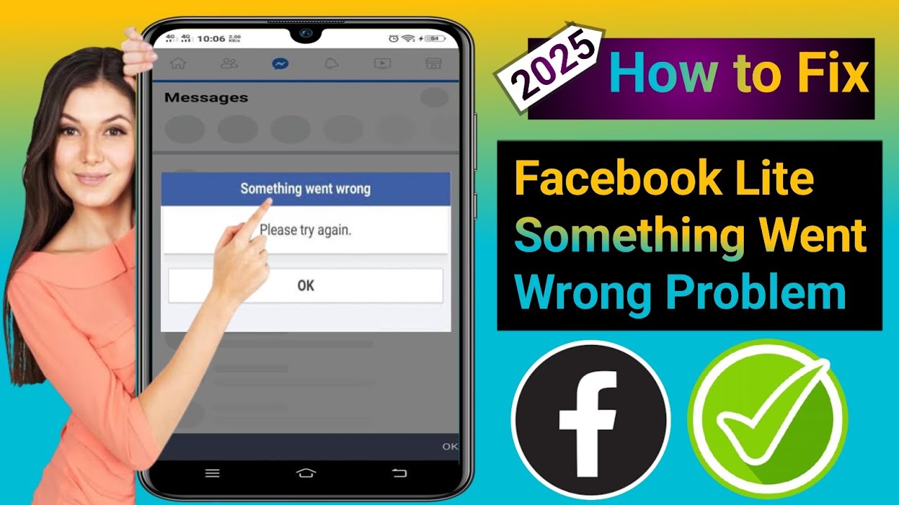 How to Fix Facebook Lite Something went wrong Problem facebook lite ...
