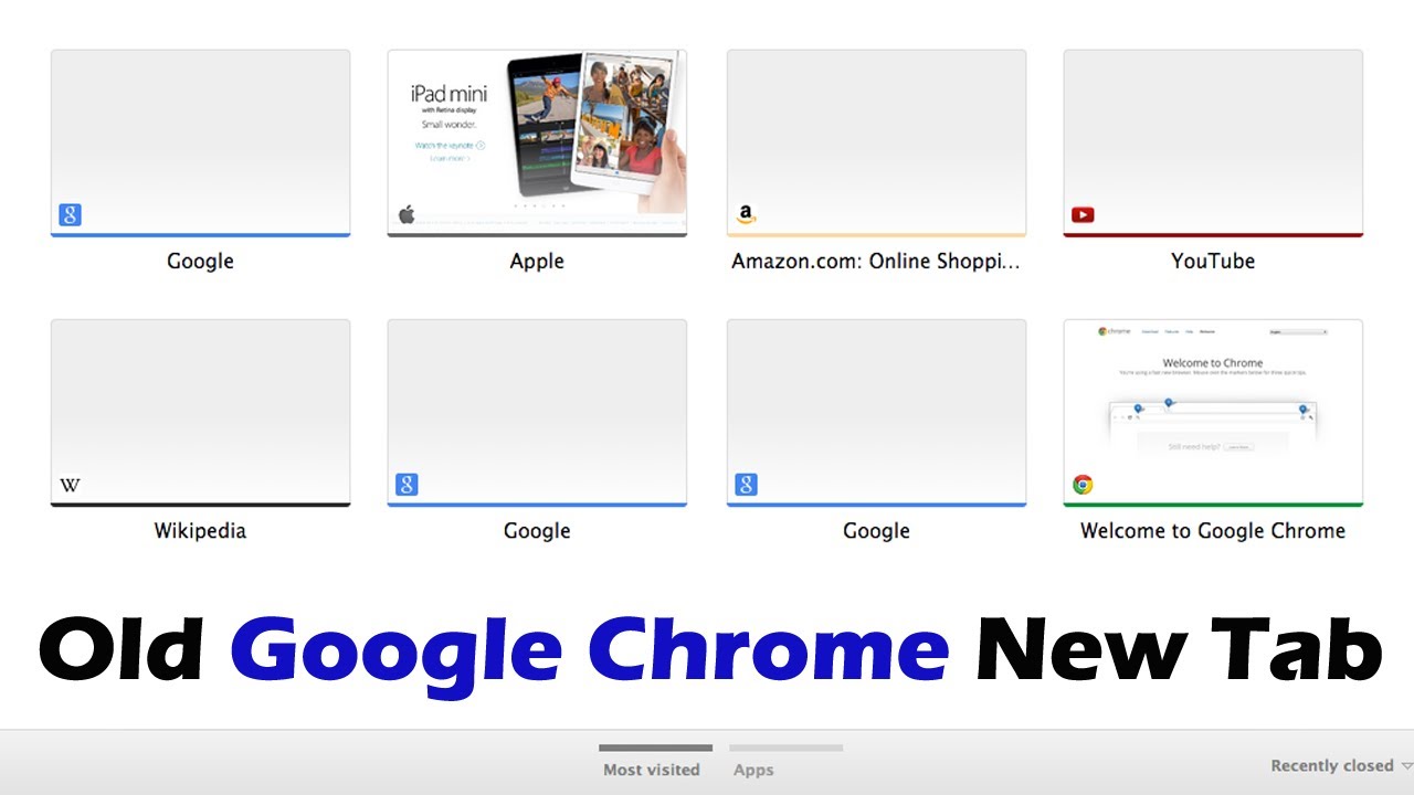 Old Chrome New Tab Page Don t Like Chrome s New Tab Page YouTube Old chrome new tab page don t like chrome s new tab page youtube