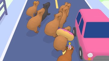 MAX LEVEL in Capybara Rush - Gameplay Android,ios (Levels 101-110)