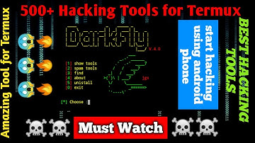 ☠️500+ hacking tools☠️ |how to install Darkfly Tool For Termux | No root | termux tools tutorial